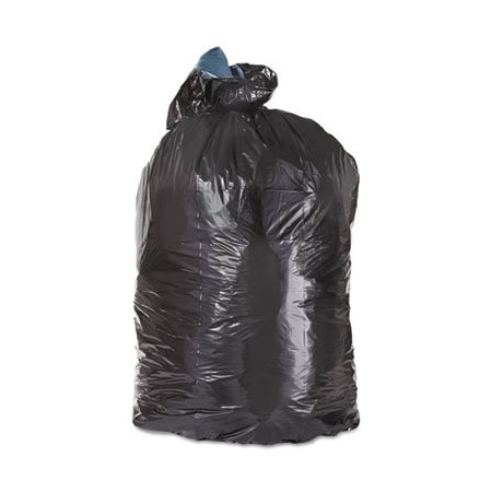 Trinitypls LOW-DENSITY CAN LINERS, 56 GAL, 1.3 MIL, 43in X 47in, BLACK, 100PK ML4347H